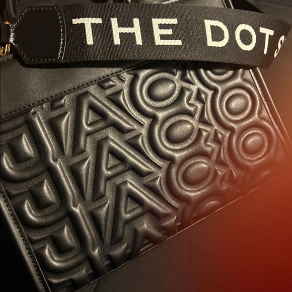 Marc Jacobs Black Embossed Tote - Picture 4 of 5